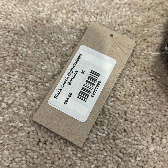 Albion Fit Black Check bikini swimsuit size Medium NWT - Picture 4 of 5